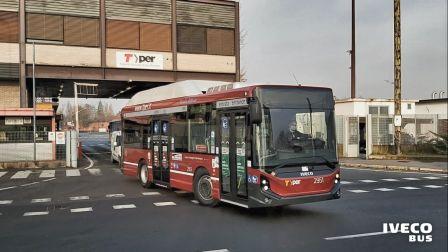 Первый автобус IVECO E-WAY средней пассажировместимости длиной 9,5 м поставлен компании TPER в Болонье!